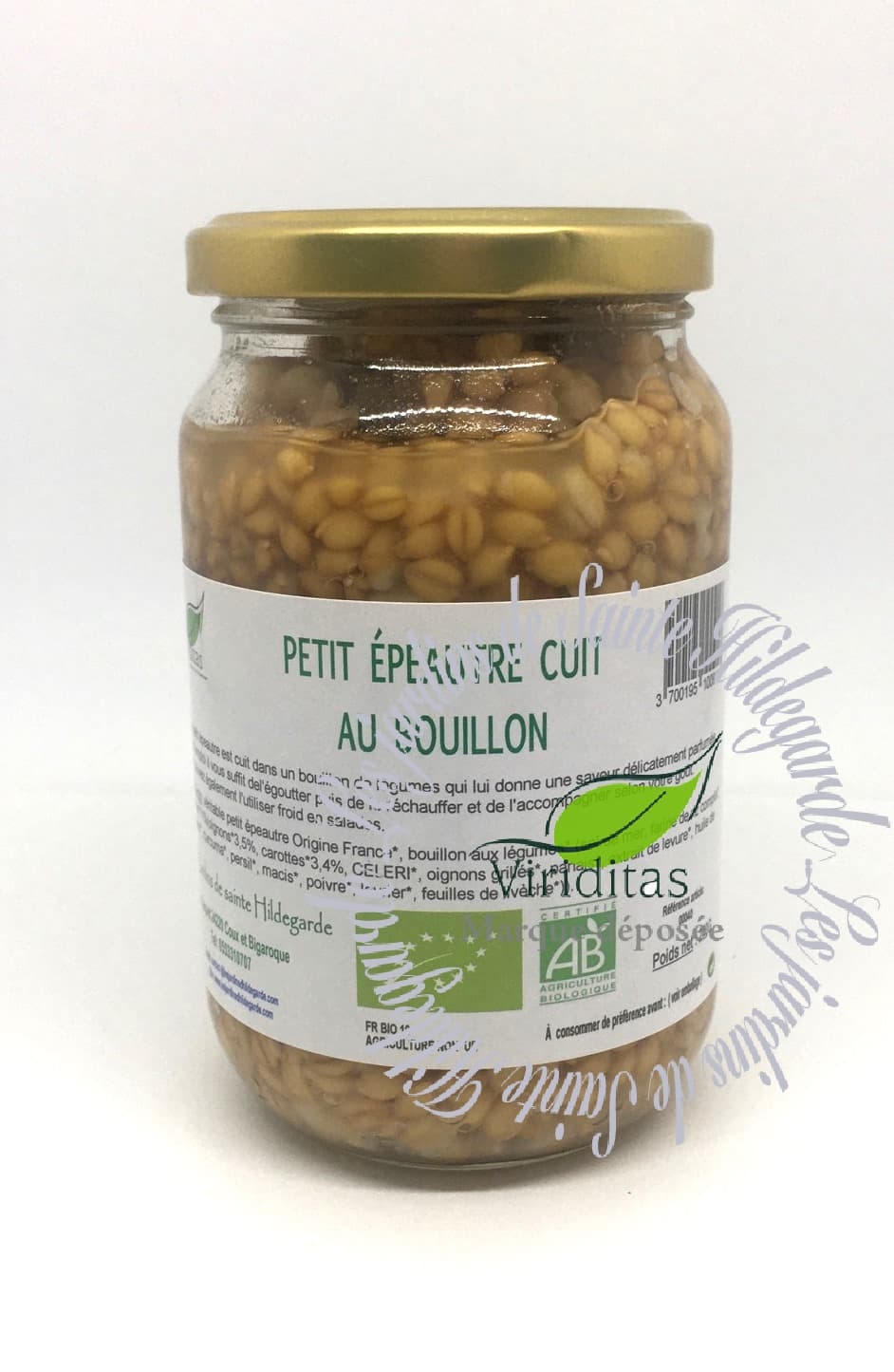 BOCAL PETIT ÉPEAUTRE BIO AU BOUILLON* Les Jardins de SainteHildegarde