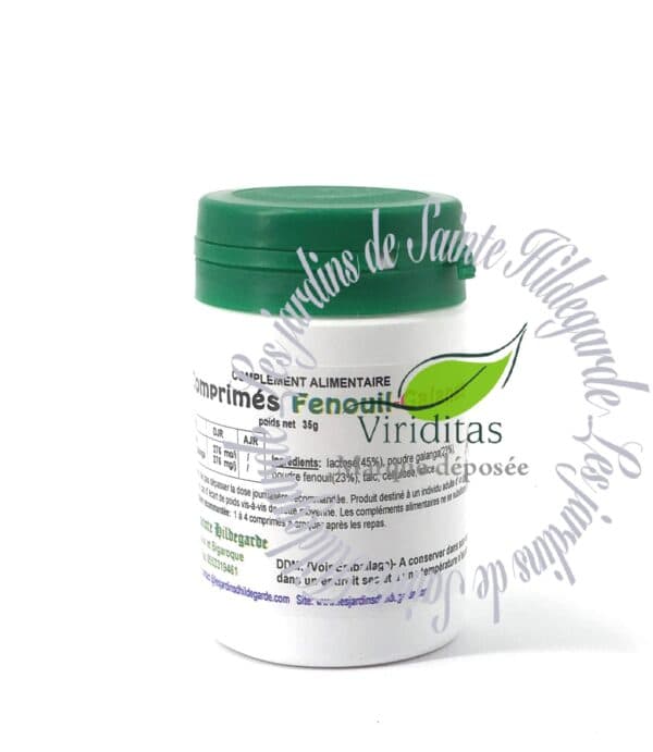 COMPRIMES DE FENOUILGALANGA BOITE 100 C Les Jardins de SainteHildegarde