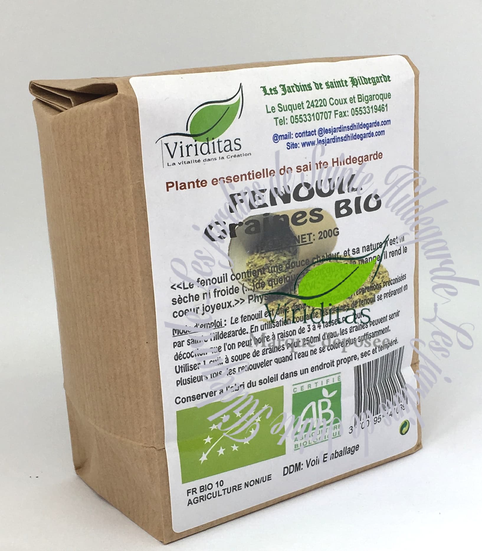 FENOUIL DOUX GRAINES BIO 200G* Les Jardins de SainteHildegarde