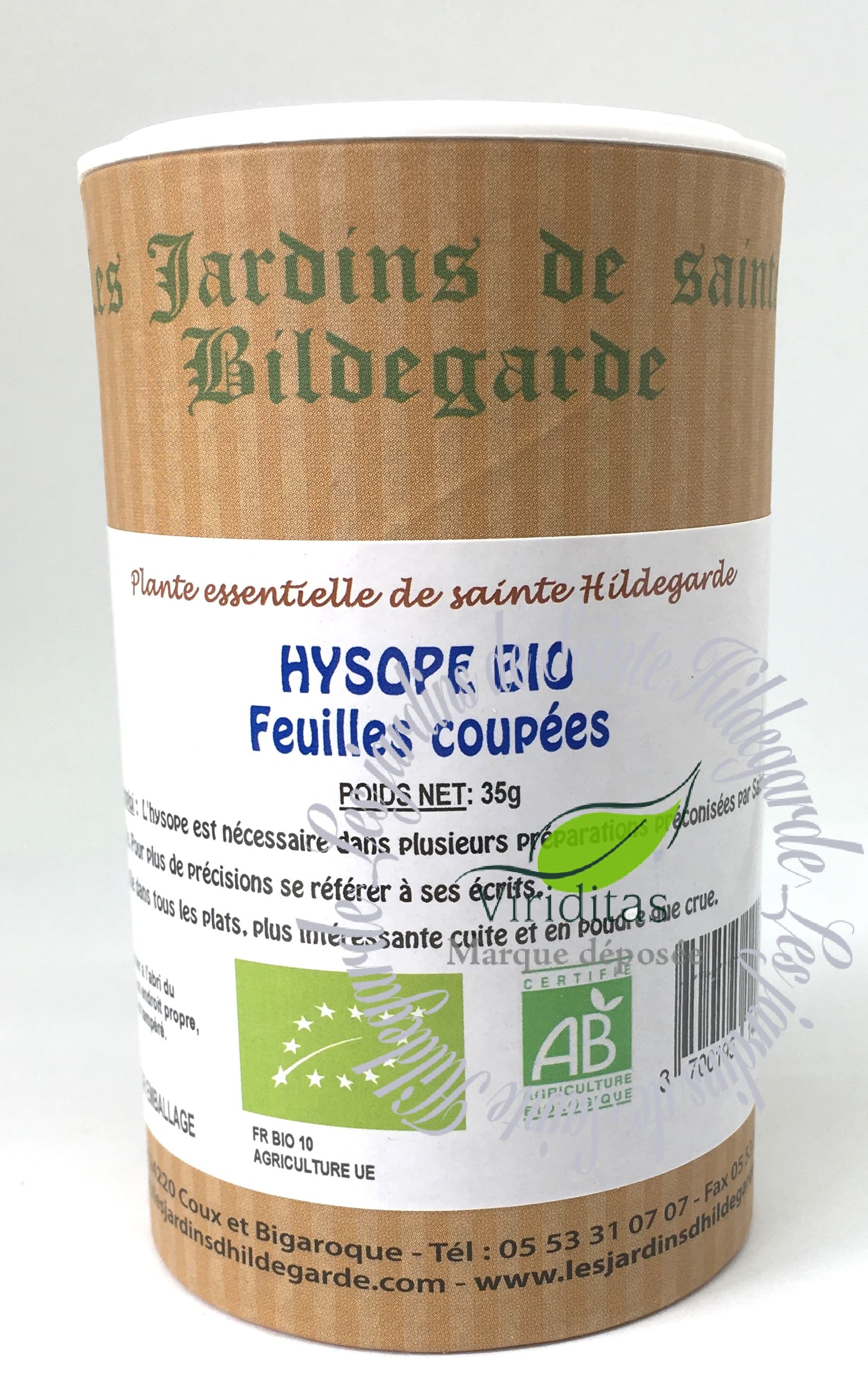HYSOPE FC BIO 35G* Les Jardins de SainteHildegarde