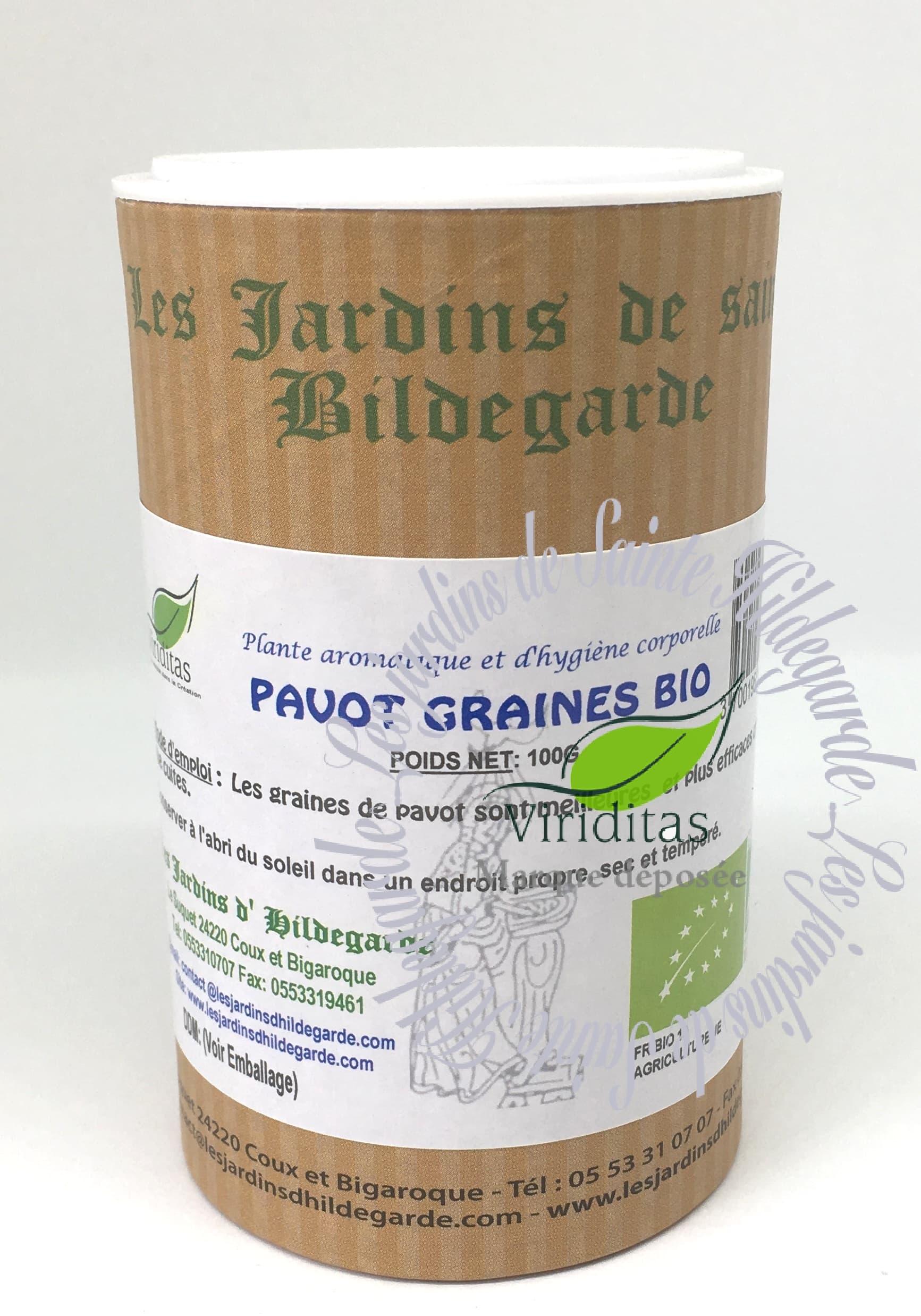 PAVOT GRAINES BIO 100G* Les Jardins de SainteHildegarde