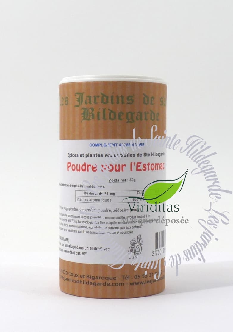 POUDRE POUR L'ESTOMAC 50G Les Jardins de SainteHildegarde