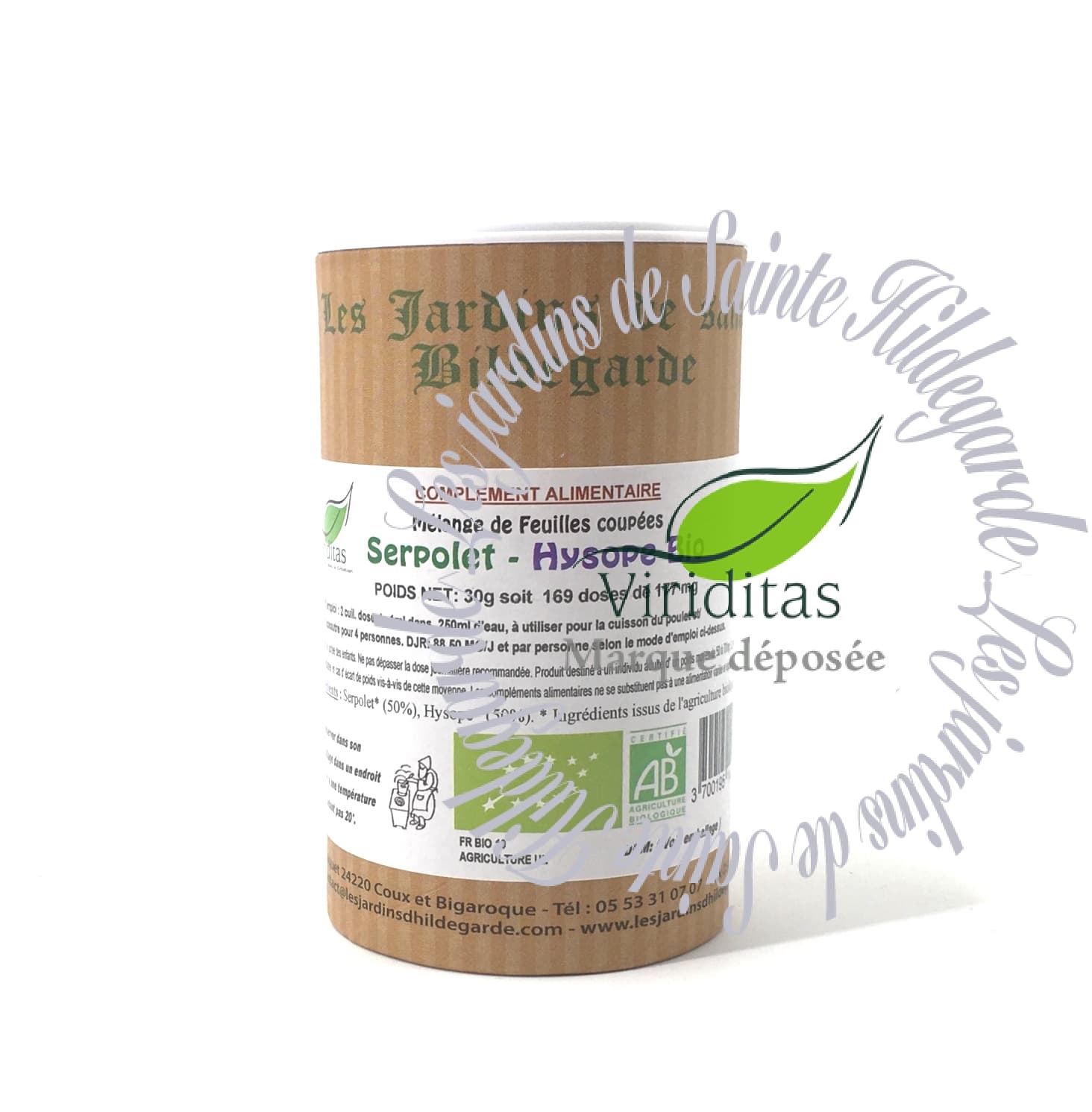 MELANGE BIO SERPOLETHYSOPE FC 30G* Les Jardins de SainteHildegarde