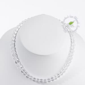 CRISTAL DE ROCHE COLLIER BOULES 8MM