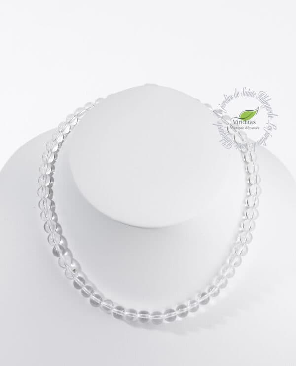 CRISTAL DE ROCHE COLLIER BOULES 8MM