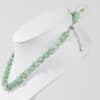 CHRYSOPRASE COLLIER PIERRES POLIES