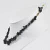 ONYX NOIR COLLIER PIERRES POLIES