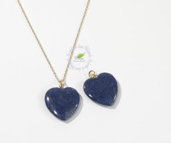 LAPIS LAZULI PENDENTIF GROS COEUR