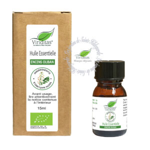 Huile essentielle d'encens Oliban bio (boswellia carterii) - 15ml