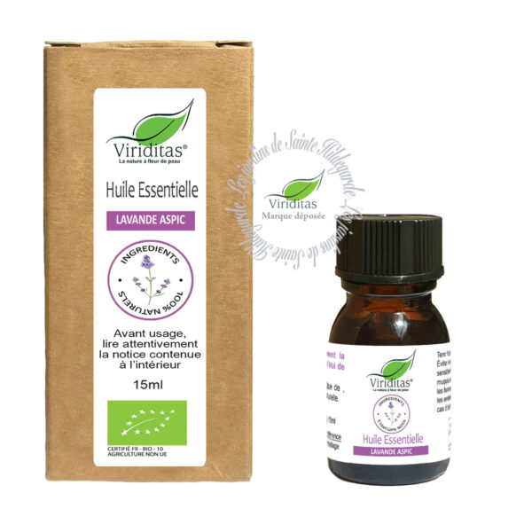 Huile essentielle bio de lavande aspic (lavendula latifolia) - 15ml