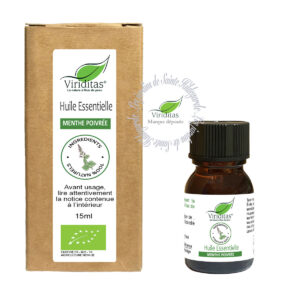 Huile essentielle bio de menthe poivrée (mentha piperita) - 15ml