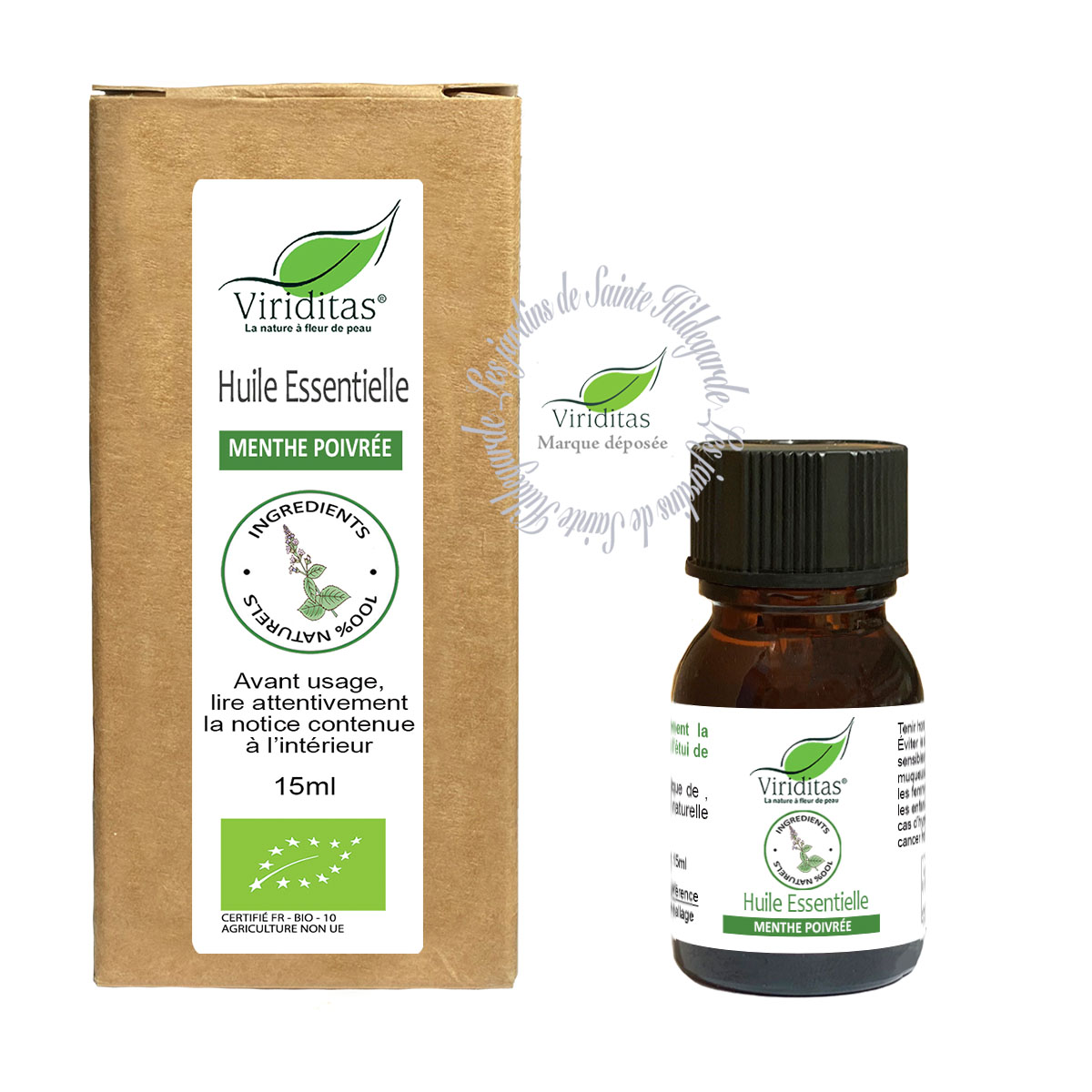 Huile essentielle BIO de menthe poivrée - 15ml