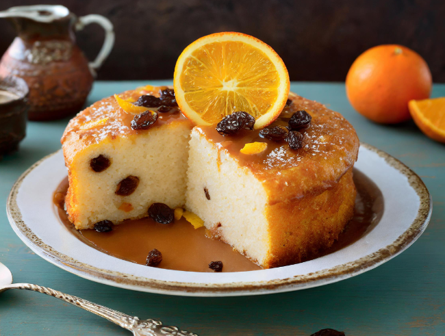 Gâteau de semoule au caramel - Les Jardins de Sainte-Hildegarde