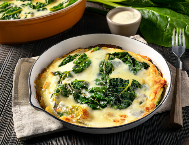 Gratin de blettes au curry des jardins d'Hildegarde - Les Jardins de Sainte-Hildegarde