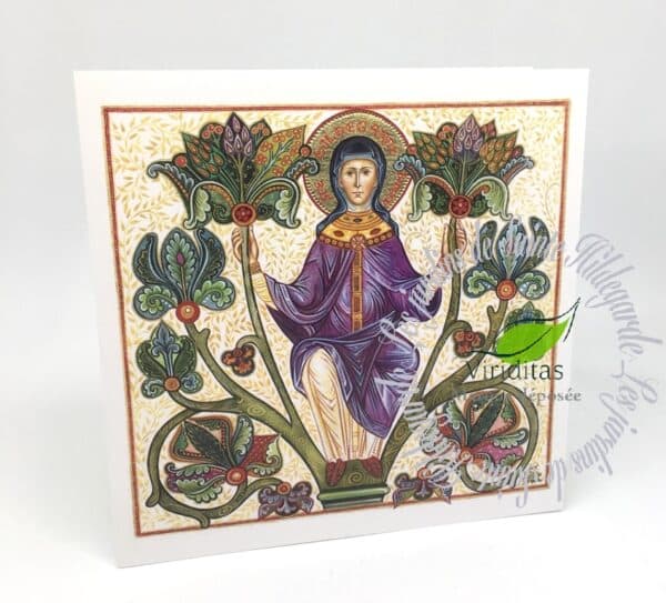 CARTE POSTE ENLUMINURE SAINTE HILDEGARDE 16.5x16.5
Anne Friant