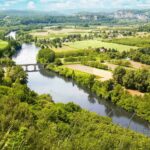 vallée de la dordogne depuis le Belvédère de Domme