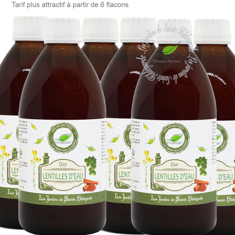 VIN AROMATISE LENTILLE D EAU 500 ML Les Jardins de SainteHildegarde