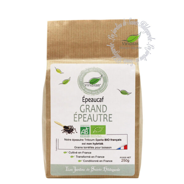 ÉPEAUCAF 250G * De Grand Épeautre Biologique Non croisé avec du blé (non hybridé) - Variété 'OBERKULMER' idem label Hertzka -Triticum spelta Origine France. Recommandé par sainte Hildegarde de Bingen