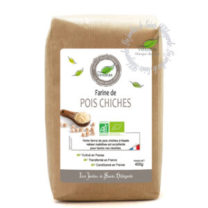 Farine de pois chiche bio - 400g- Origine France