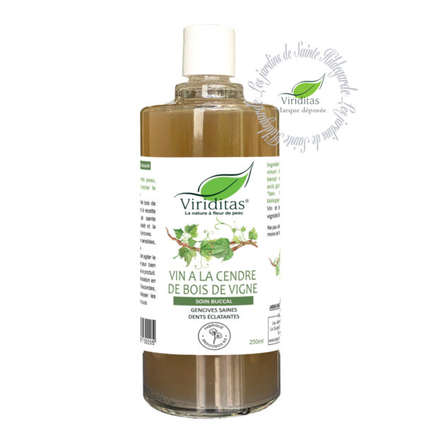 VIN* BIO A LA CENDRE DE BOIS DE VIGNE 370 ML Produit d'hygiène corporelle * Issu de l'agriculture biologique