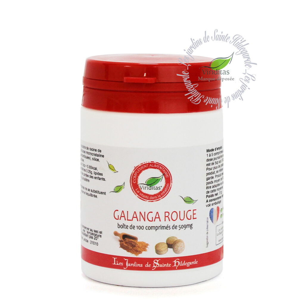 COMPRIMES DE GALANGA 509MG BOITE DE 100C Les Jardins de SainteHildegarde