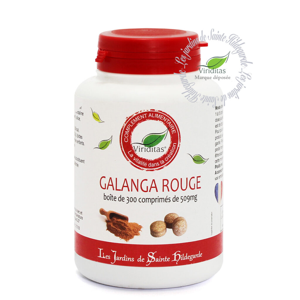 COMPRIMES DE GALANGA 509MG BOITE DE 300C Les Jardins de SainteHildegarde