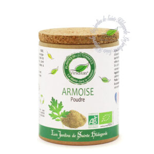 armoise bio moulue, pot de 40g, recommandé par sainte Hildegarde de Bingen