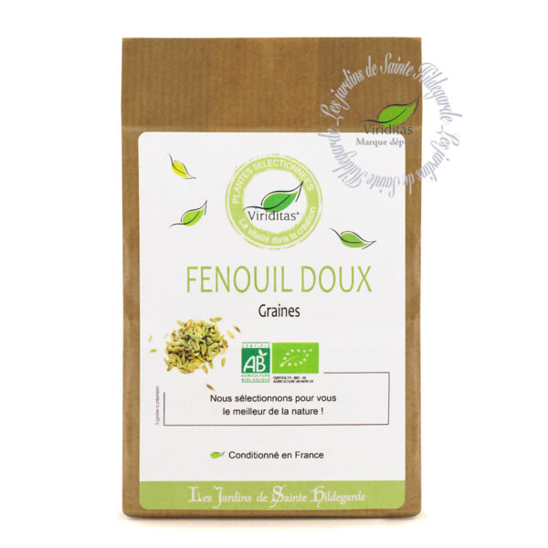 graines de fenouil doux bio, sachet de 100g, recommandé par sainte Hildegarde de Bingen