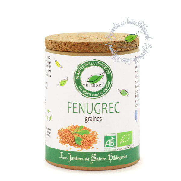 graines de fenugrec bio, pot de 50g, recommandé par sainte Hildegarde de Bingen