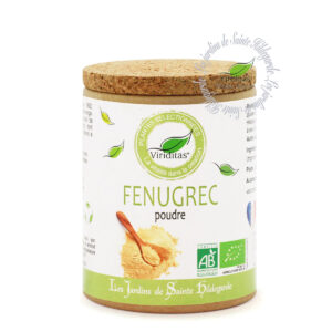 graines de fenugrec bio moulues, pot de 50g, recommandé par sainte Hildegarde de Bingen