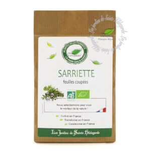 feuilles séchées de sarriette bio, sachet de 50g, recommandé par sainte Hildegarde de Bingen