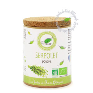 serpolet bio moulu, pot de 35g, recommandé par sainte Hildegarde de Bingen