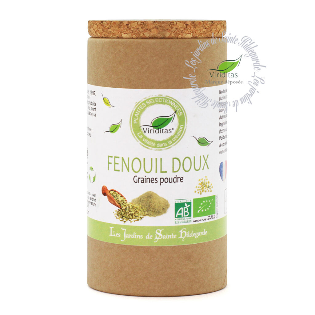 FENOUIL DOUX GRAINE POUDRE BIO 80G* Les Jardins de SainteHildegarde