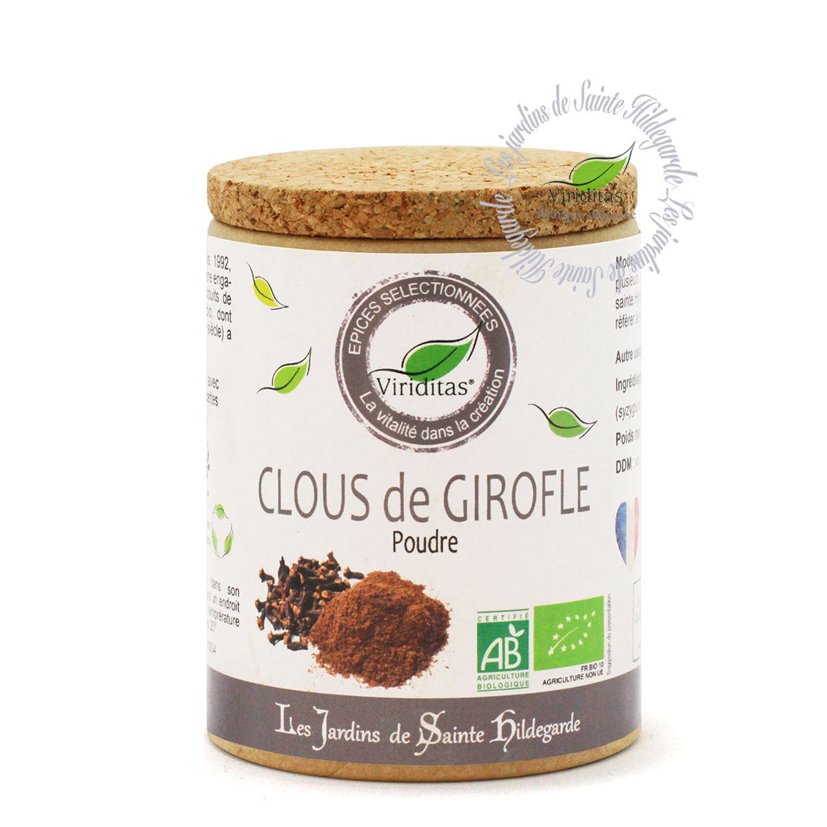 CLOUS DE GIROFLE BIO POUDRE 50G* - Les Jardins de Sainte-Hildegarde