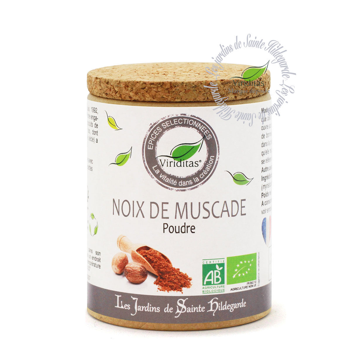 NOIX DE MUSCADE BIO POUDRE 40G* - Les Jardins de Sainte-Hildegarde