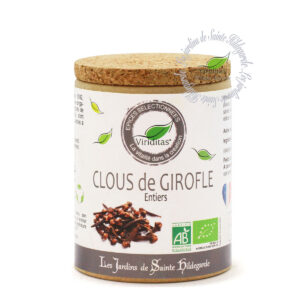 clous de girofle bio entiers, pot de 50g, recommandé par sainte Hildegarde de Bingen