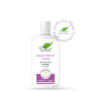 masque purifiant à la lavande, nettoie et adoucit - ingrédients 100% naturels - 125ml