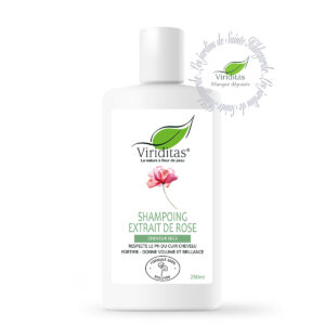 shampoing biotraitant à la rose, pour cheveux secs - 250ml