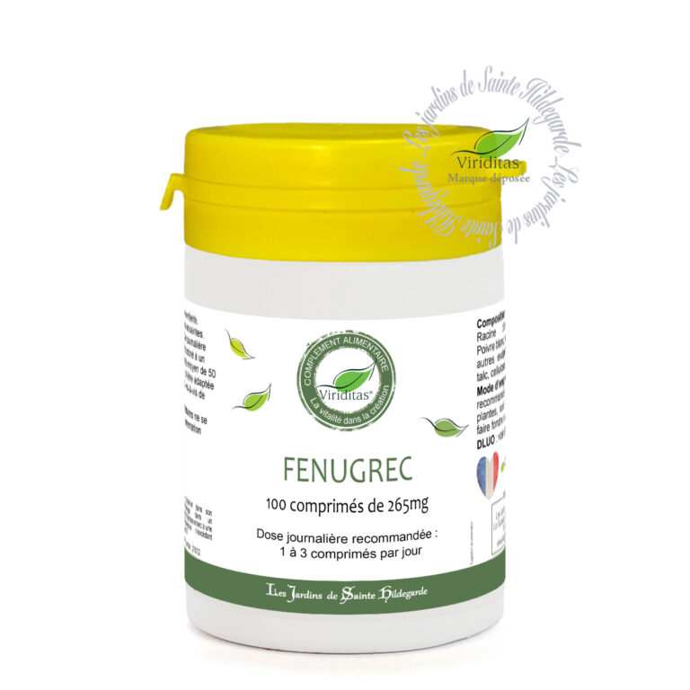 COMPRIMES DE FENUGREC 100C 265MG Les Jardins de SainteHildegarde