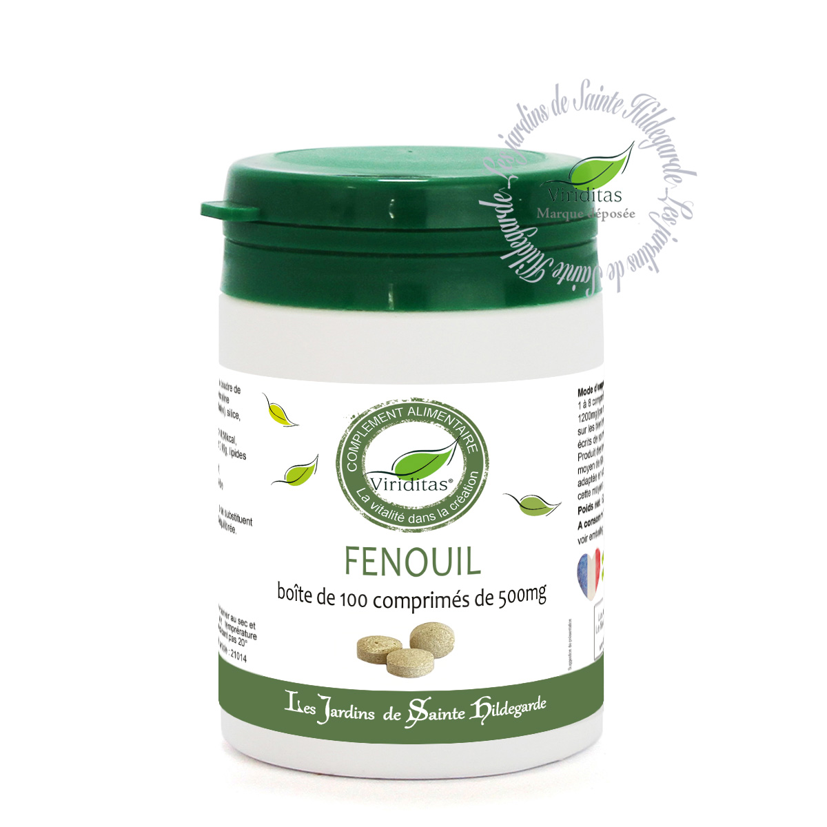 Fenouil 500mg  Végétalien - Boutique Fairvital