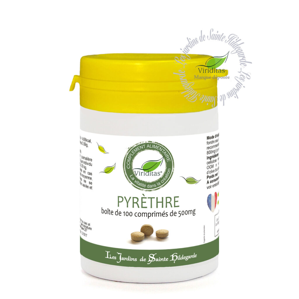 COMPRIMES DE PYRETHRE 100C Les Jardins de SainteHildegarde
