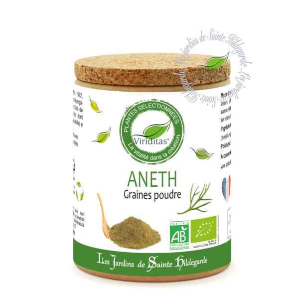 Aneth graines poudre bio, pot de 40g