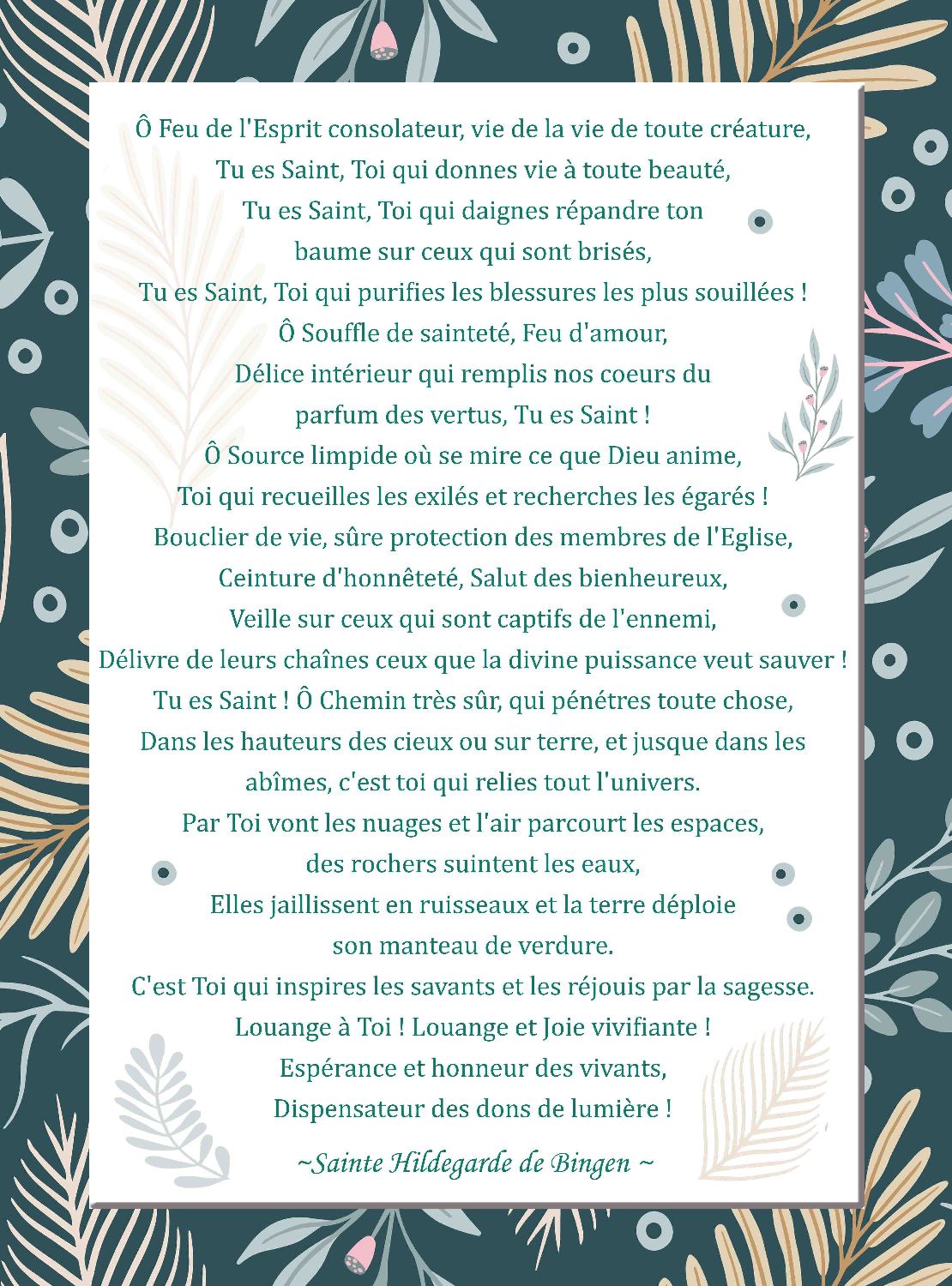 Les Jardins de SainteHildegarde