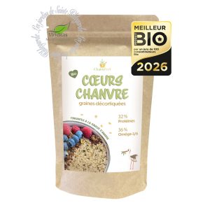 graines de chanvre décortiquées bio France 200g