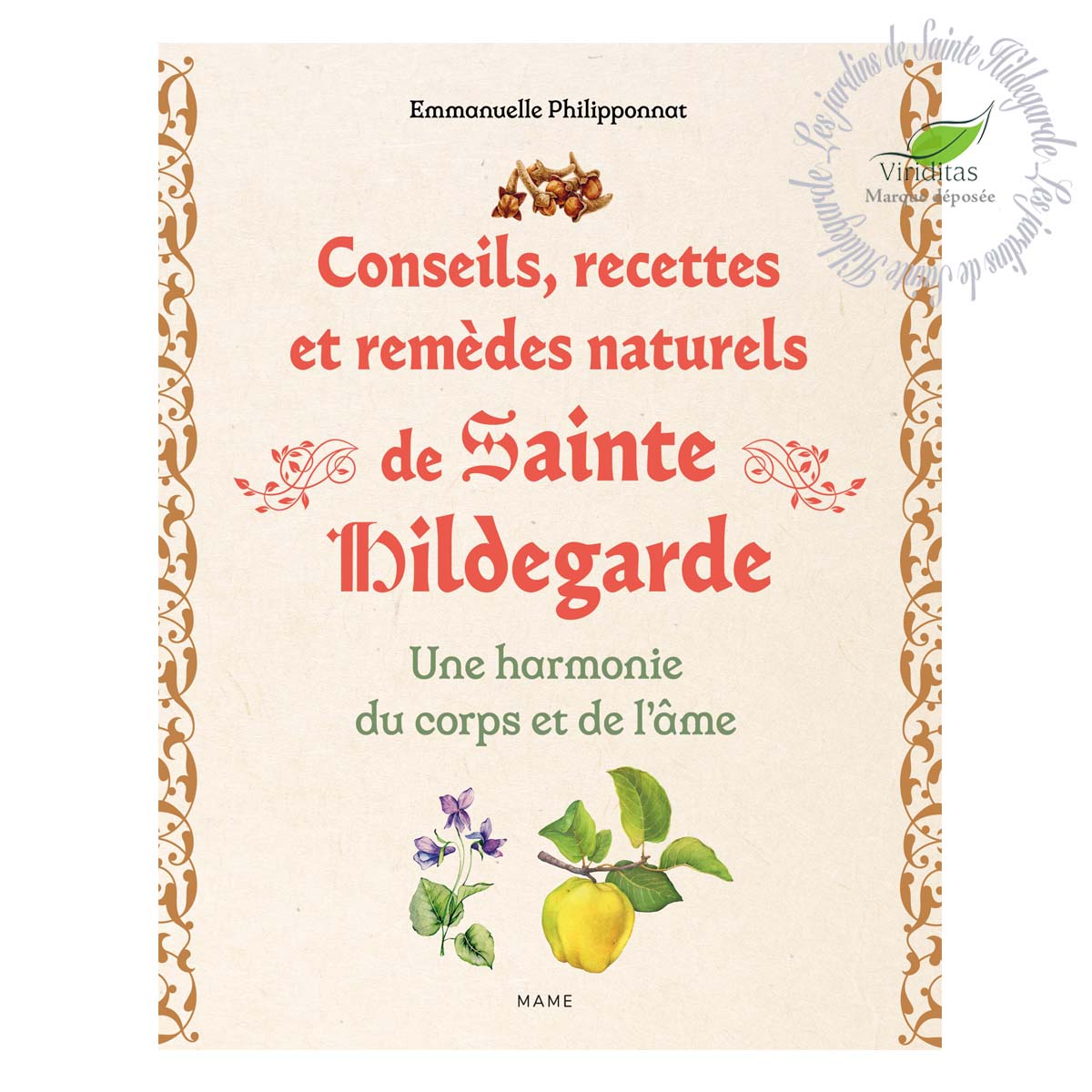 L0129-Conseils-recettes-et-remèdes naturels de Sainte Hildegarde Livre d'Emmanuelle Philipponnat : "conseils, recettes et remèdes naturels de Sainte Hildegarde"